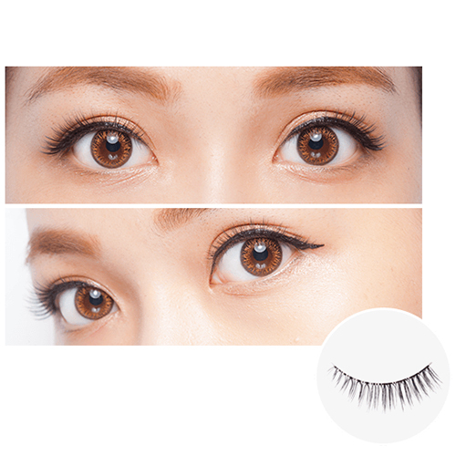 目元に魅惑的なボリューム感! Diamond Lash(ダイヤモンドラッシュ)『ダイヤモンドラッシュ ヌーディスウィートシリーズ アリュールeye』をレポに関する画像4