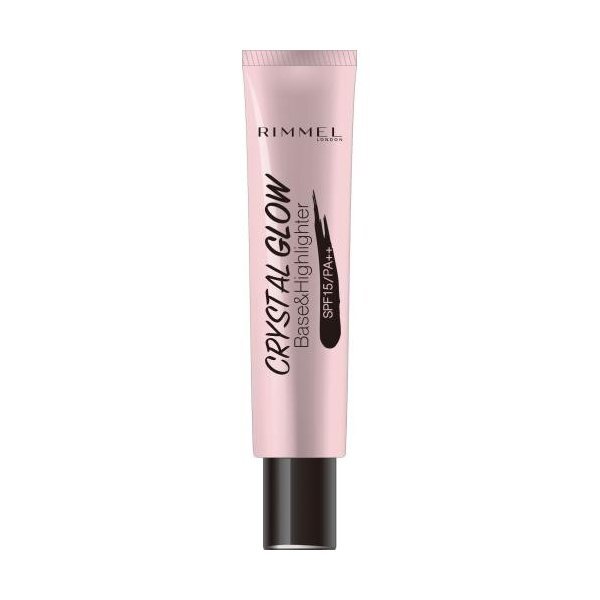 血色感のあるツヤ肌を演出するRIMMEL(リンメル)『クリスタル グロウ ベース&ハイライター 002 クリスタルグロウピンク』をご紹介に関する画像1