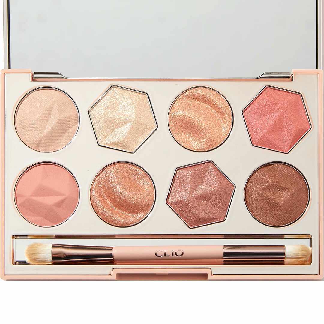 瞳にきらめきを♡ CLIO『プリズムエアアイパレット 01 コーラルスパークル』をレポ!に関する画像8