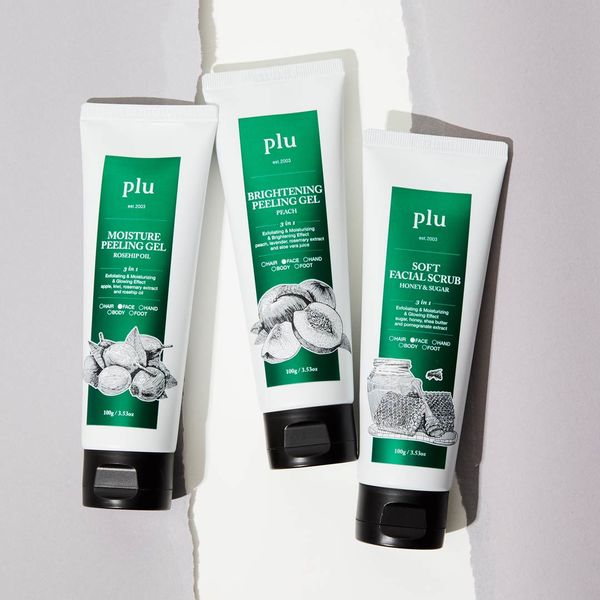 plu『ソフトフェイシャルスクラブ ハニー&シュガー』の使用感をレポ に関する画像1