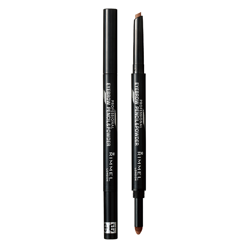 テクニックいらず!RIMMEL(リンメル)『プロフェッショナル アイブロウ ペンシル&パウダー004 モカブラウン』のご紹介に関する画像1