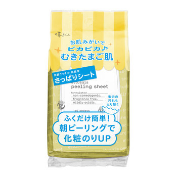 簡単ピーリングで美肌促進!「エテュセ ふきとりピーリングシート さっぱりタイプ」に関する画像1