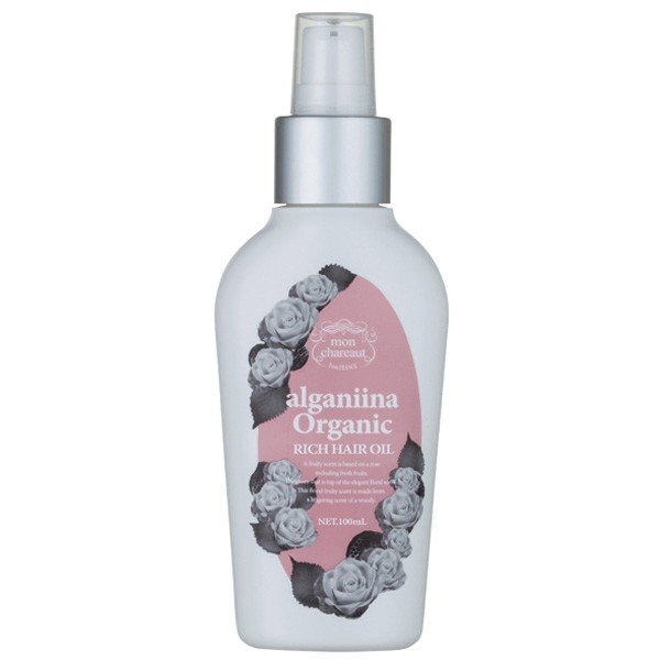 ダメージヘアをしっとり保湿するmon chareaut(モンシャルーテ)『アルガニーナ オーガニック リッチヘアオイル メロウローズ』をご紹介に関する画像1