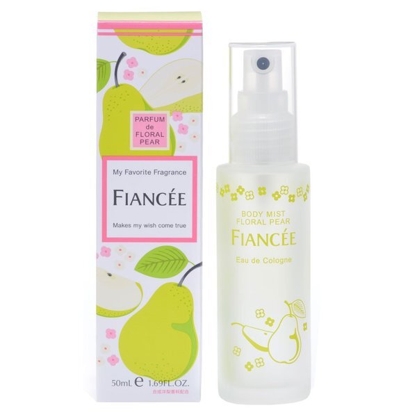 透明感あふれる洋梨の香りFIANCEE(フィアンセ)『ボディミスト フローラルペアーの香り』の使用感をレポに関する画像1