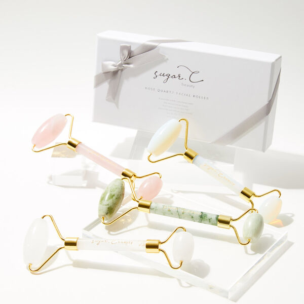 【口コミ付き】sugar.C beauty(シュガーシービューティー)のクォーツフェイシャルローラーで心地よくマッサージ!の画像