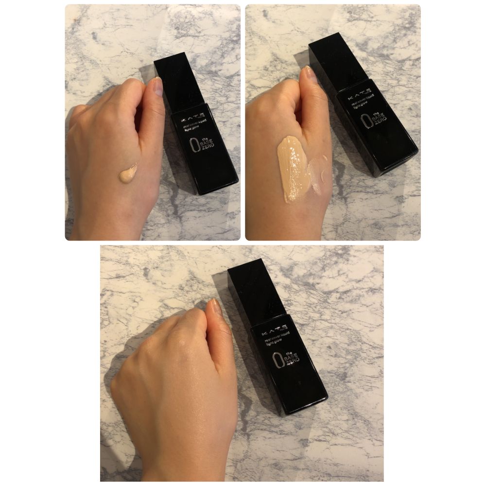 ハイカバーなのにツヤ肌が叶う! KATEの新作リキッドファンデを全7色ご紹介します♡の画像