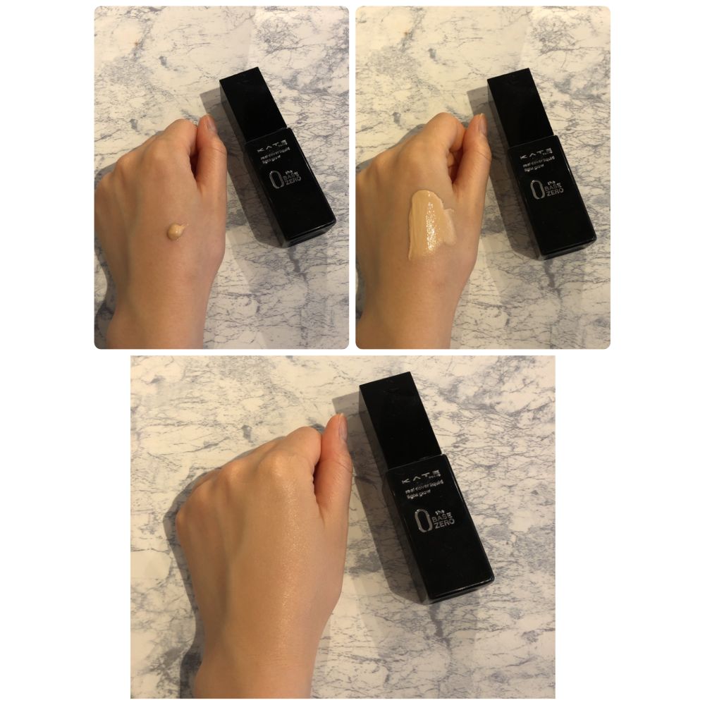 ハイカバーなのにツヤ肌が叶う! KATEの新作リキッドファンデを全7色ご紹介します♡の画像