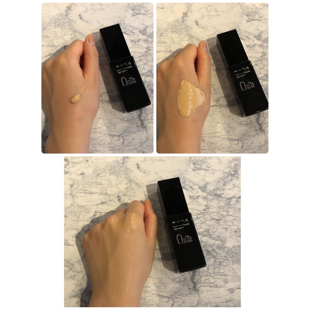 ハイカバーなのにツヤ肌が叶う! KATEの新作リキッドファンデを全7色ご紹介します♡の画像