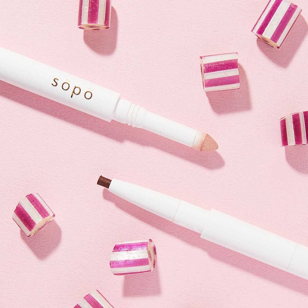 NOINのオリジナルブランド『sopo(ソポ)』のパウダー&ライナーをもう使った? 全国のファミリーマートで3/30販売! 全4色を徹底レポ の画像