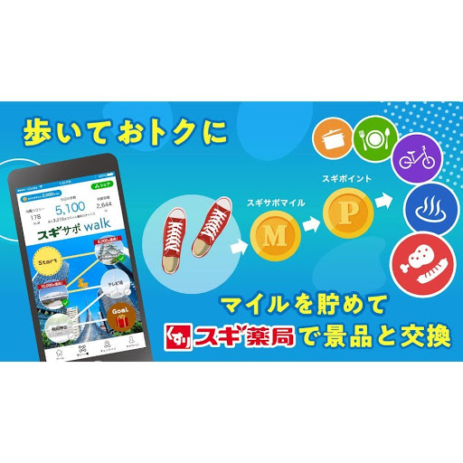NOIN×スギサポwalkコラボ企画!スギ薬局にチェックインでプリエクラマスクの無料クーポンプレゼントの画像