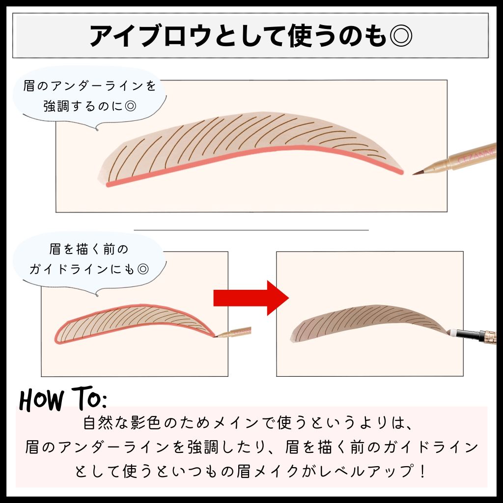 セザンヌの『描くふたえアイライナー』でバレずに盛る!目のタイプ別に使い方を解説【口コミ付き】の画像