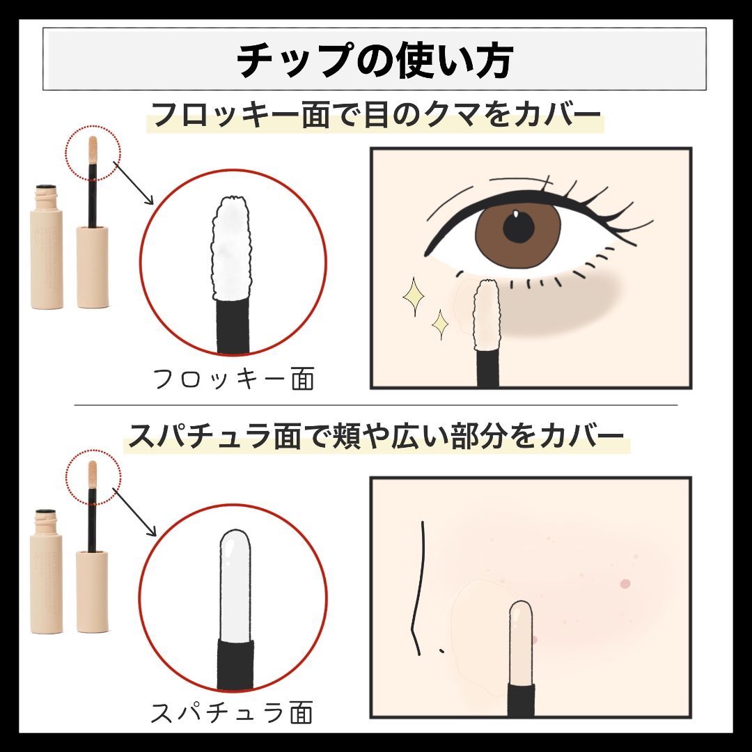 自然なカバー力♡ エテュセのコンシーラーを口コミ付きでレビューの画像